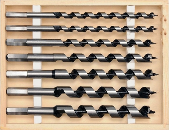 Изображение Wierto Pro-Line do drewna spiralne szecioktne 6 10 12 14 16 8mm zestaw (26847)