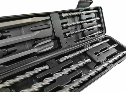 Изображение Wierto Silver ZESTAW WIERTE I DUT SDS PLUS W WALIZCE 12szt. EX10426