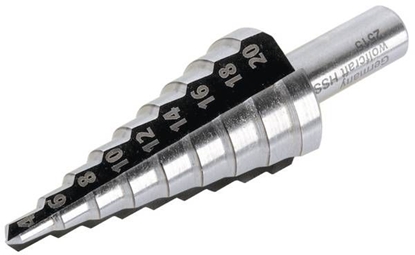 Изображение Wierto Wolfcraft stopniowe walcowe 4 6 10 12 14 16 8 18 20mm  (WF2515000)