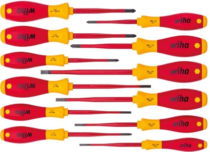 Picture of Wiha Zestaw 12 wkrtaków izolowanych SlimFix (3201K12)