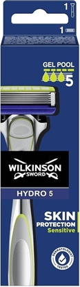 Attēls no Wilkinson  Hydro 5 Skin Protection Sensitive maszynka do golenia z wymiennymi ostrzami dla mężczyzn 1szt