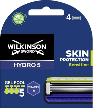 Attēls no Wilkinson  Hydro 5 Skin Protection Sensitive zapasowe ostrza do maszynki do golenia dla mężczyzn 4szt