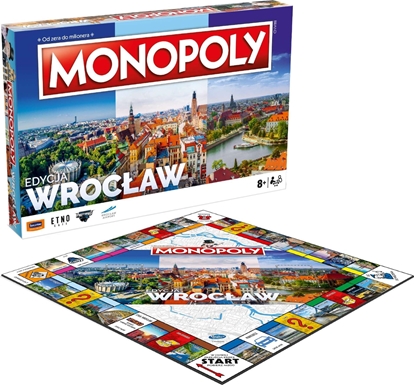 Attēls no Winning Moves Gra planszowa Monopoly Wrocław