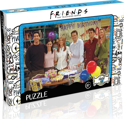 Attēls no Winning Moves Puzzle 1000 elementów Przyjaciele Urodziny