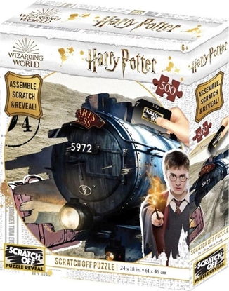 Изображение Wizarding World Harry Potter: Magiczne puzzle-zdrapka - Hogwart Express (500 elementów)