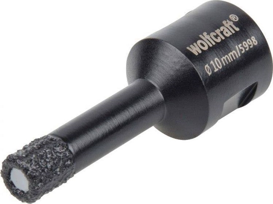 Изображение Wolfcraft Otwornica diamentowa do pytek 10 mm Wolfcraft Ceramic/M14, super szybka