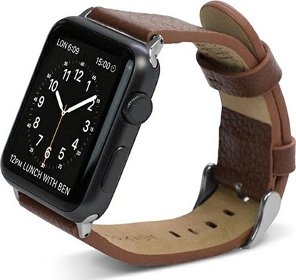 Attēls no X-doria Pasek X-Doria Lux Apple Watch 42mm brązowy/brown 23819