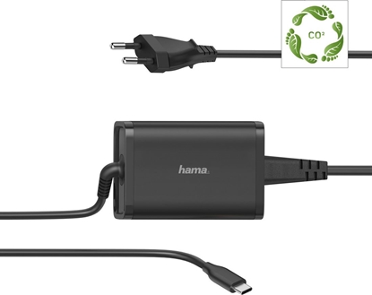 Attēls no Zasilacz do laptopa Hama 65 W, USB-C, 3.2 A, 20 V (002000060000)