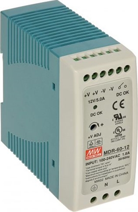 Attēls no ZASILACZ IMPULSOWY MDR-60-12