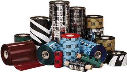 Attēls no Zebra 2300 Wax tama termiczny 74 m czarny