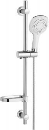 Attēls no Zestaw prysznicowy Invena Elea przesuwny biay (AU-82-NAT)