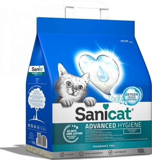 Picture of wirek dla kota Sanicat Advanced Hygiene, wirek, dla kotów, 10l, bezzapachowy
