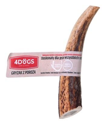 Picture of 4DOGS - Deer antlers dog chew (hard) - M