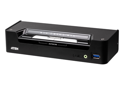 Attēls no ATEN 3-Port USB-C DisplayPort Hybrid KVMP™ Switch