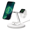 Picture of Belkin WIZ017vfWH Headphones, Smartphone, Smartwatch White AC Wireless charging Fast charging Indoor