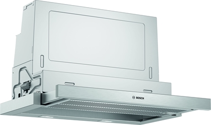 Attēls no Bosch Serie 4 DFS067A51 cooker hood Semi built-in (pull out) Metallic, Silver 727.7 m³/h A