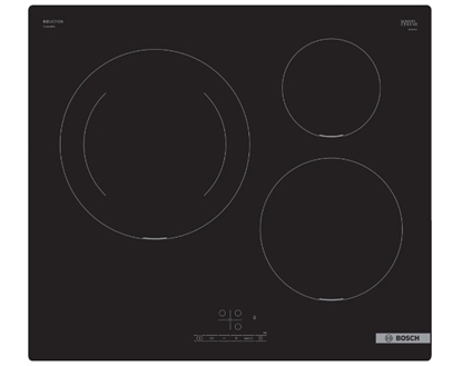 Picture of Bosch Serie 4 PUJ611BB5E hob Black Built-in 60 cm Zone induction hob 3 zone(s)
