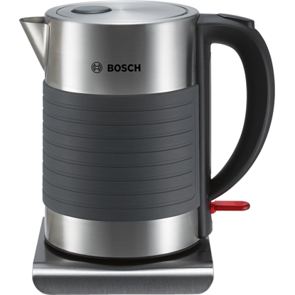 Attēls no Bosch TWK7S05 electric kettle 1.7 L 2200 W Black, Grey