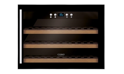 Picture of Caso | Wine cooler | WineSafe 18 EB | Energy efficiency class G | Built-in | Bottles capacity 18 | Cooling type Compressor technology | Black