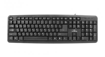 Picture of Esperanza TKR101 keyboard USB QWERTY English, Russian Black