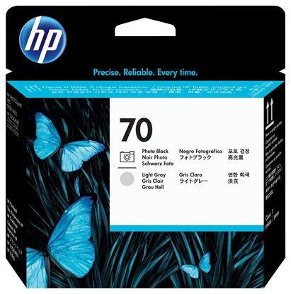 Picture of HP 70 Photo Black and Light Gray DesignJet Printhead