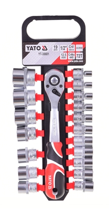 Изображение Yato YT-38681 Socket wrench set 19 pc(s)