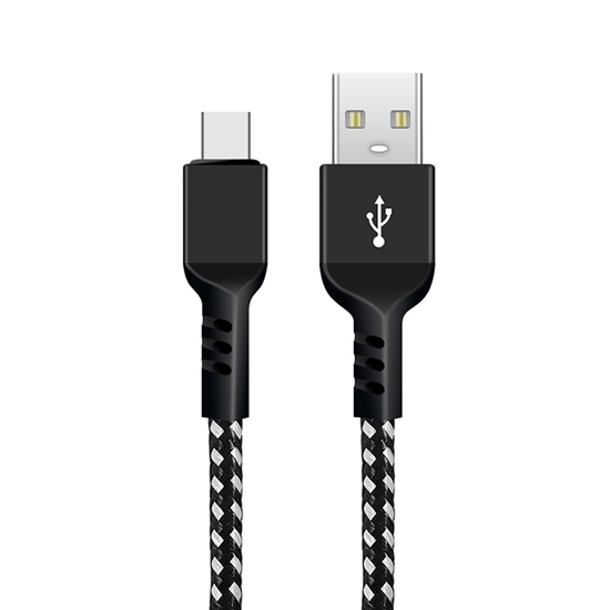 Picture of Kabel USB C fast charge 2.4A MCE482 Czarny 