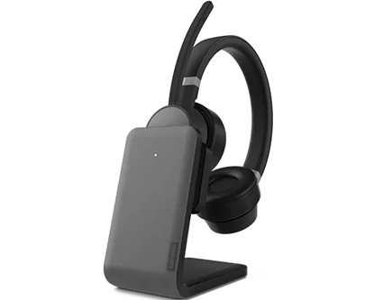 Изображение Lenovo Go Wireless ANC Headset Wired & Wireless Head-band Office/Call center USB Type-C Bluetooth Charging stand Black