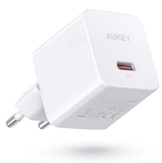 Picture of PA-Y20S White Mini ładowarka sieciowa 1xUSB-C 20W PD Power Delivery