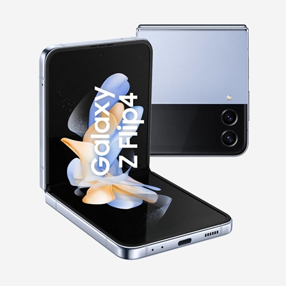 Изображение Samsung Galaxy Z Flip4 SM-F721B 17 cm (6.7") Dual SIM Android 12 5G USB Type-C 8 GB 128 GB 3700 mAh Blue
