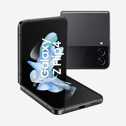 Attēls no Samsung Galaxy Z Flip4 SM-F721B 17 cm (6.7") Dual SIM Android 12 5G USB Type-C 8 GB 128 GB 3700 mAh Graphite