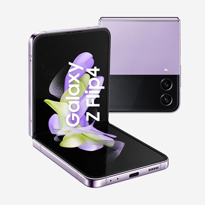 Изображение Samsung Galaxy Z Flip4 SM-F721B 17 cm (6.7") Dual SIM Android 12 5G USB Type-C 8 GB 128 GB 3700 mAh Purple