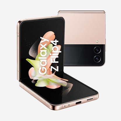 Attēls no Samsung Galaxy Z Flip4 SM-F721B 17 cm (6.7") Dual SIM Android 12 5G USB Type-C 8 GB 256 GB 3700 mAh Pink gold