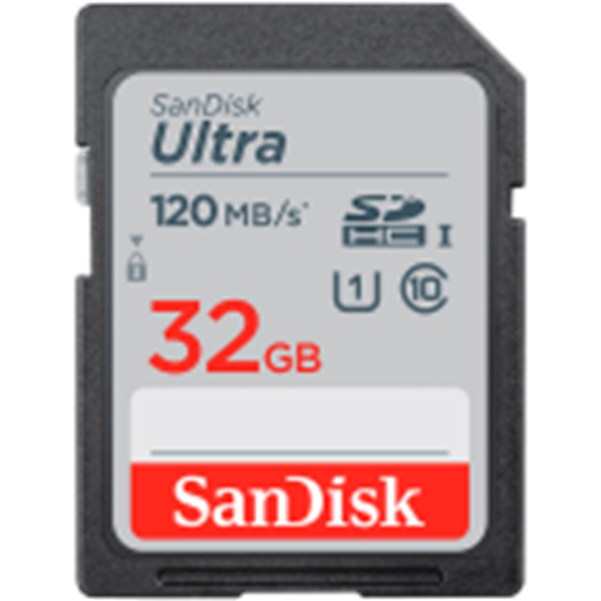 Picture of SanDisk Ultra Lite SDHC     32GB 100MB/s       SDSDUNR-032G-GN3IN