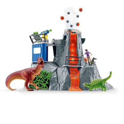 Изображение Schleich Dinosaurs         42564 The Large Volcano Expedition