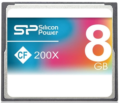 Attēls no Silicon Power memory card CF 8GB 200x