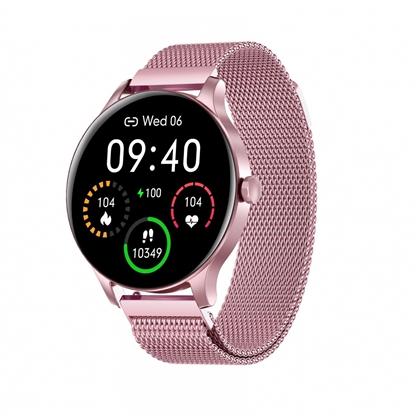 Picture of Smartwatch Classy różówy stalowy