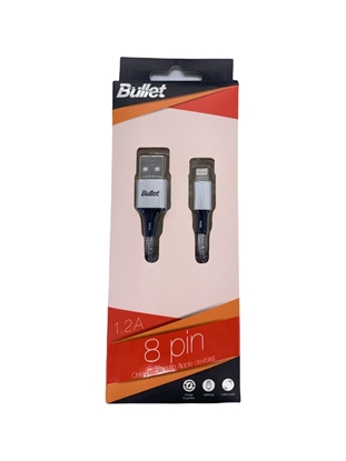Picture of - BULLET Eight pin - USB 1m, 2.4A White