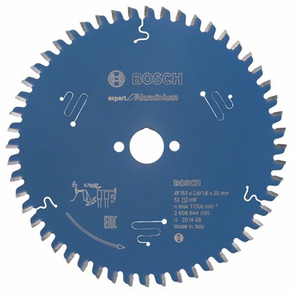 Изображение Bosch Circ. Saw Blade EX AL H 165x20-52