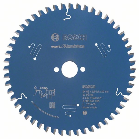 Изображение Bosch Circ. Saw Blade EX AL H 165x20-52