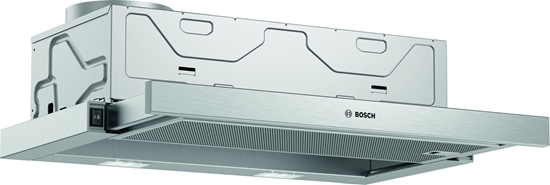 Изображение Bosch Serie 2 DFM064W54 cooker hood Semi built-in (pull out) Metallic, Silver 388 m³/h B
