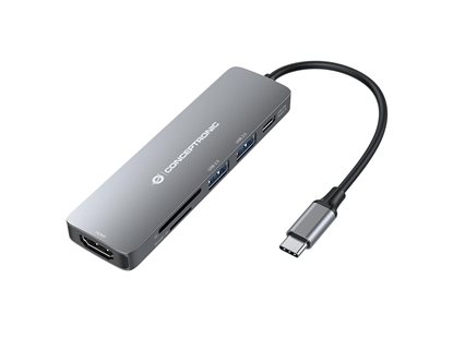 Изображение Conceptronic DONN11G 6-in-1 USB-C Adapter