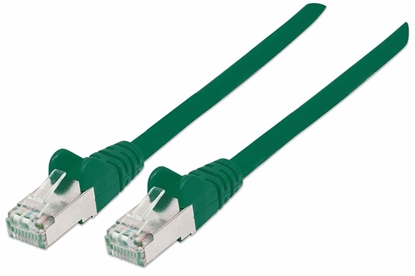 Attēls no Intellinet Network Patch Cable, Cat7 Cable/Cat6A Plugs, 3m, Green, Copper, S/FTP, LSOH / LSZH, PVC, RJ45, Gold Plated Contacts, Snagless, Booted, Lifetime Warranty, Polybag