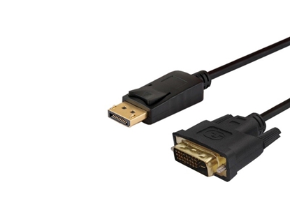 Изображение Kabel DisplayPort (M) - DVI (M) 3m, CL-122