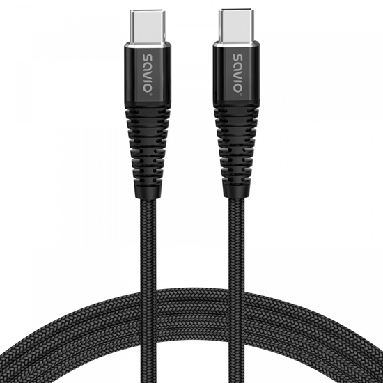 Изображение Kabel USB typu C - USB typu C 5A 2m, CL-160