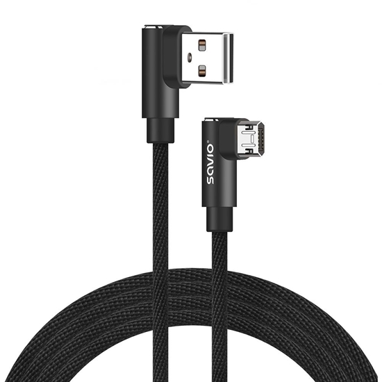 Picture of Kabel z dwustronnym złączem USB Micro USB - USB A 2m, CL-162