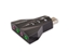 Picture of Karta dźwiękowa USB 7w1, dźwięk Virtual 7.1CH, Plug & Play, blister, AK-08