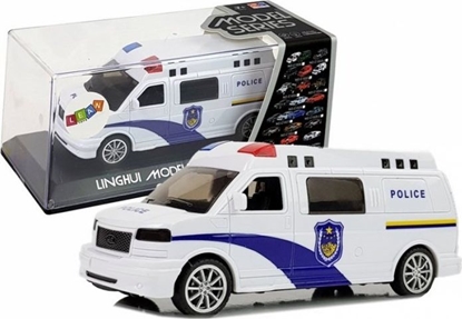 Picture of Lean Sport Auto Ambulans z Naciągiem ze światłami i dźwiękiem