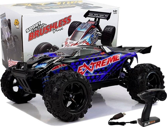 Picture of Lean Sport Auto Rajdowe Wycigowe Zdalnie Sterowane 1:18 Niebieskie ENOZE 9302E Prdko 45 km/h