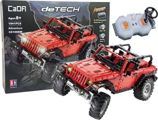 Picture of Lean Sport Klocki Konstrukcyjne Auto Terenowe Zdalnie Sterowane Czerwone 1941 Elementów